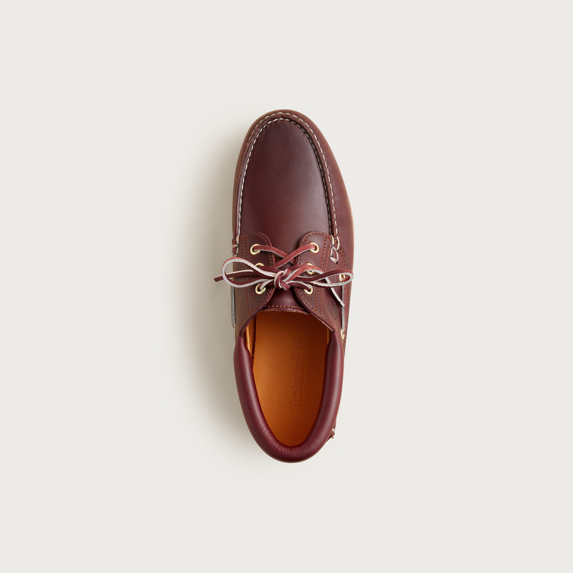 Timberland® Authentic Three-eye Lug Hand-sewn Boat Shoes For Men