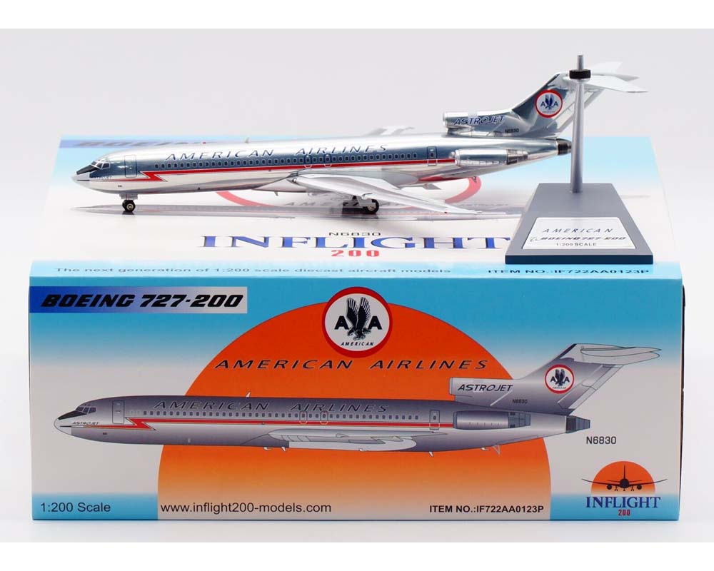 www.JetCollector.com: American Airlines B727-200 w/stand N6830 1