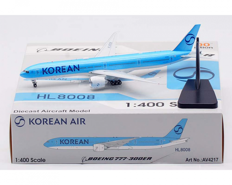 航空機・ヘリコプター B-Models 1/200 Korean Air B777-300ER 航空機