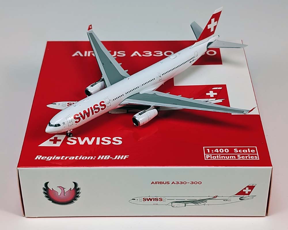 www.JetCollector.com: Swiss A330-300 HB-JHF 1:400 Scale Phoenix