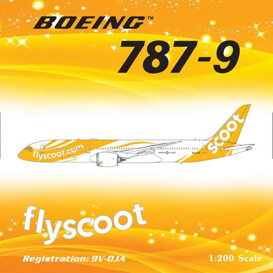www.JetCollector.com: PHOENIX SCOOT B787-9 9V-OJA 1:200 Scale