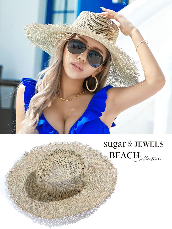 即日発送】【水着小物：帽子】麦わら帽子 / ハット / 帽子 [YMT