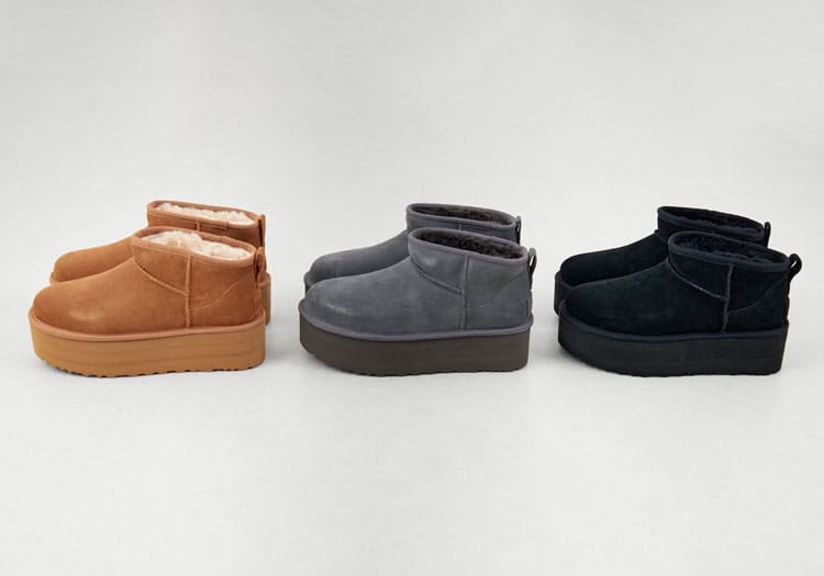 UGGブーツ 厚底“クラシック ウルトラ ミニ プラットフォーム”完全