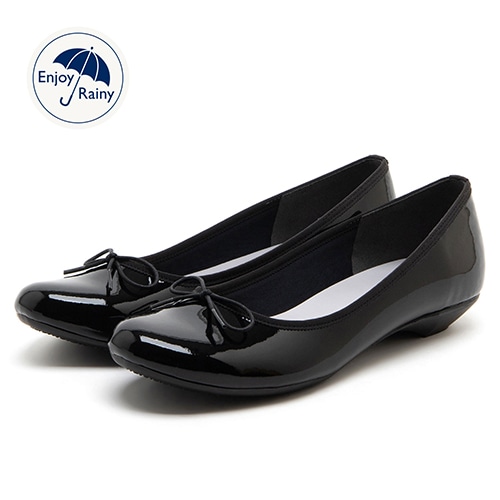 晴雨兼用】【急な雨にも安心】レインモールドソールバレエシューズ