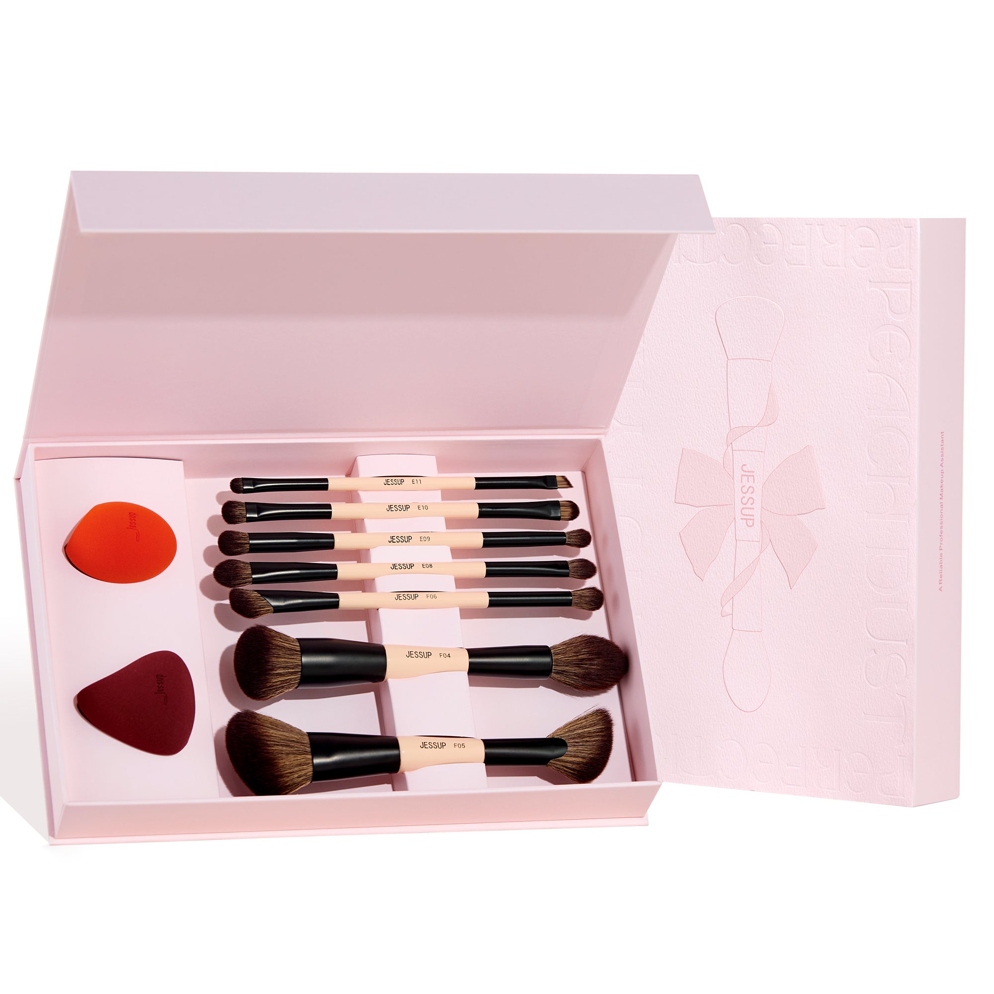 Jessup Makeup Brush Beauty Bundle Box