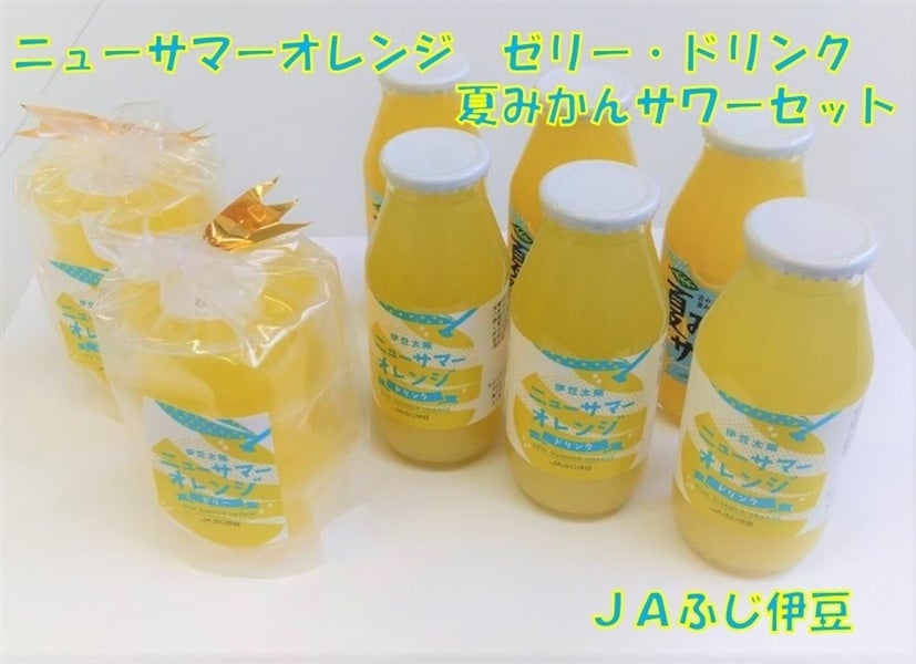 ニューサマーオレンジ ゼリー・ドリンク、夏みかんサワーセット JA