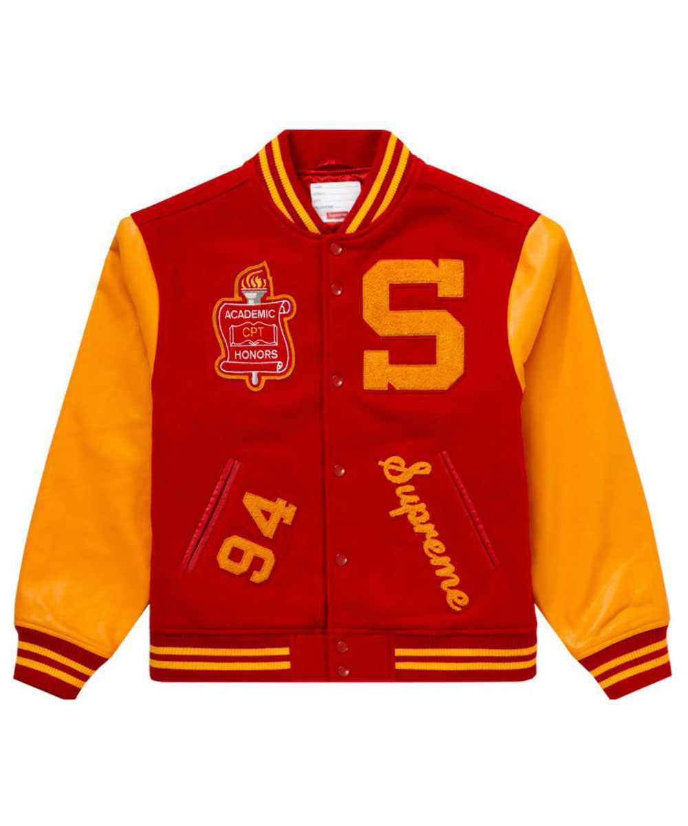 Supreme Team Varsity Jacket | Men's 94 2019 Letterman Jacket