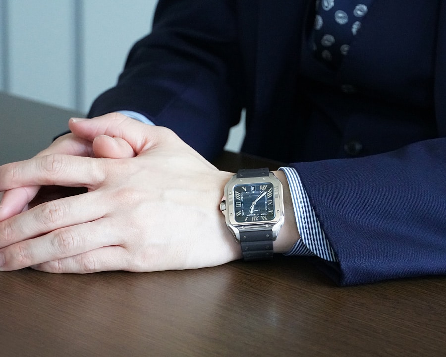 カルティエ サントス ドゥ カルティエ～ラバーベルトでカスタマイズを