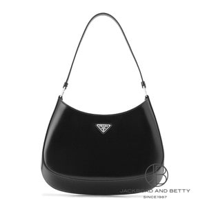 クレオ ブラッシュドレザー ショルダーバッグ ブラック 黒[1BC499 ZO6