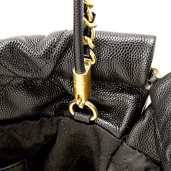 CHANEL 22 ミニ ハンドバッグ ブラック 黒[AS3980 B18305 94305