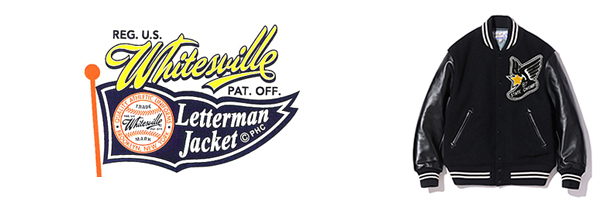 WHITESVILLE ホワイツビル メルトン×レザー|スタジャン|アワード