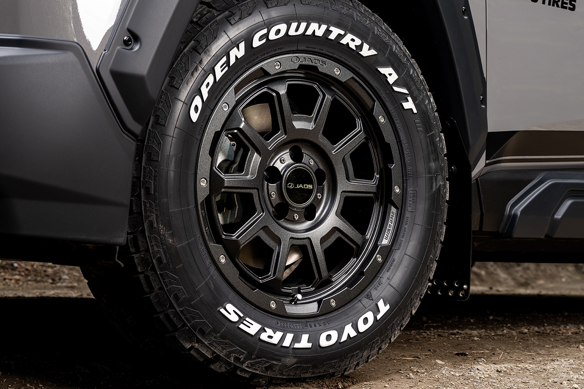 JAOS ADAMAS BL5 17x7.5J+25 5H114.3 マットグラスブラック