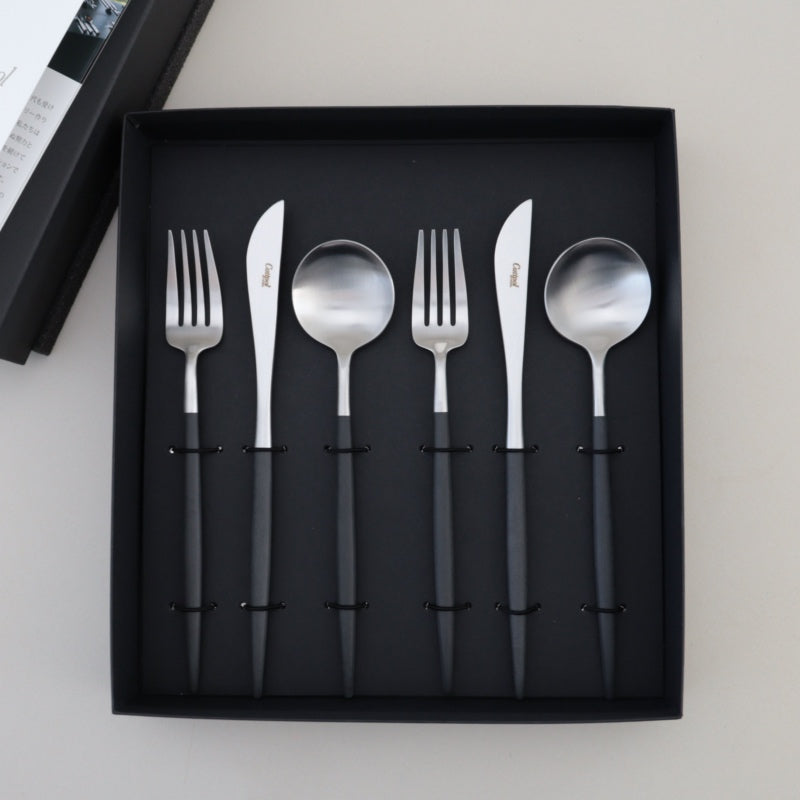 クチポール カトラリー GOA ディナー6本 ギフトセット ホワイト