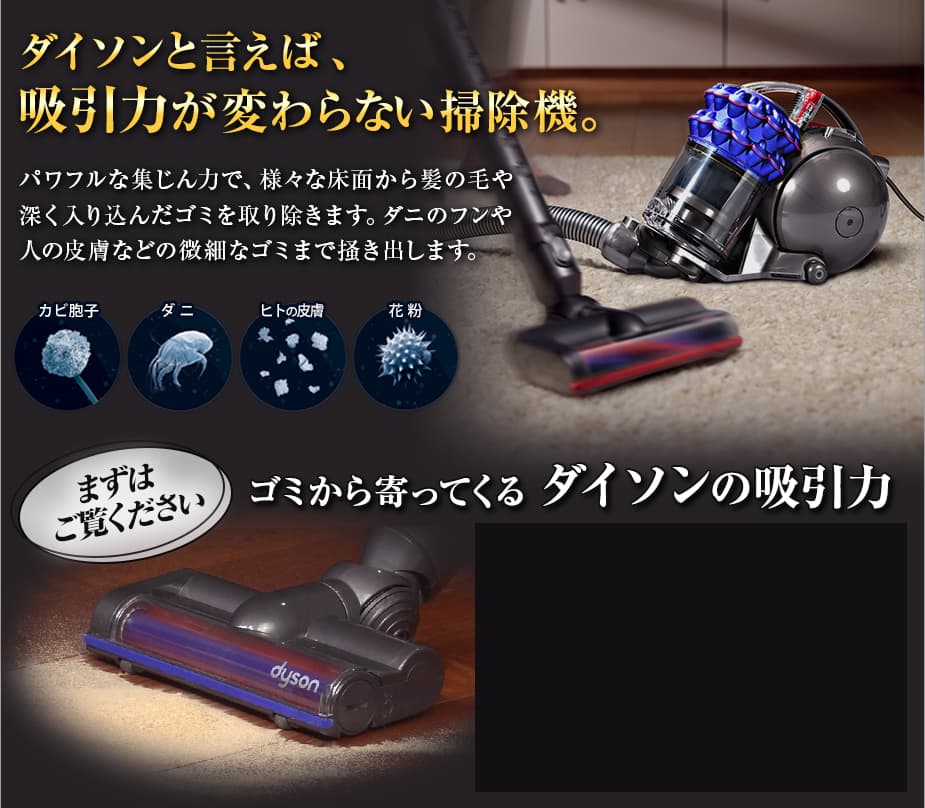 ダイソン 掃除機 DC63モーターヘッド ブルー／アイアン DC63 MH SB