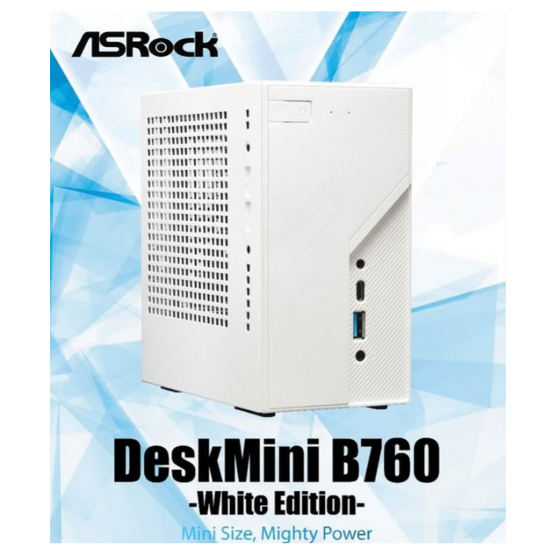 中古美品ASRock DeskMini B760 白 intel 12〜14世代 中古美品ASRock