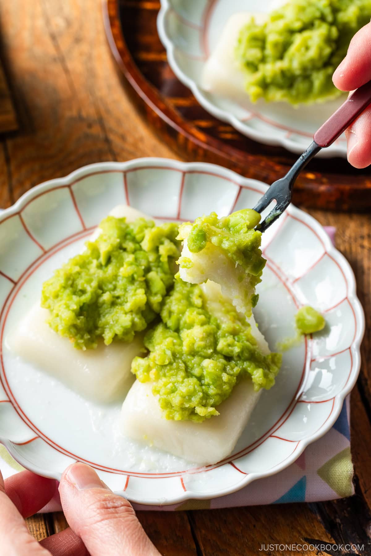 Zunda Mochi (Sweet Edamame Mochi) ずんだ餅 • Just One Cookbook