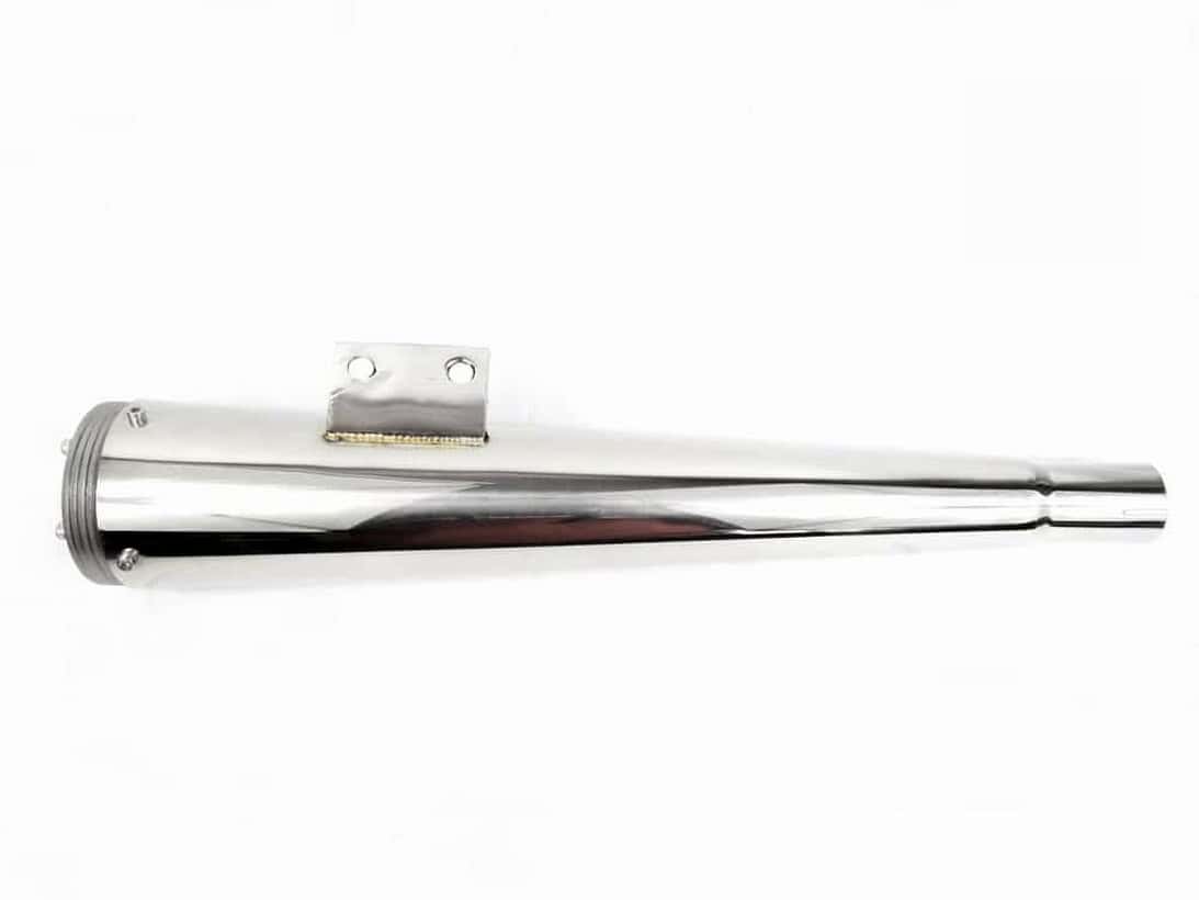 Yamaha SR400 | Supertrapp Style Exhaust Muffler | Omega Racer