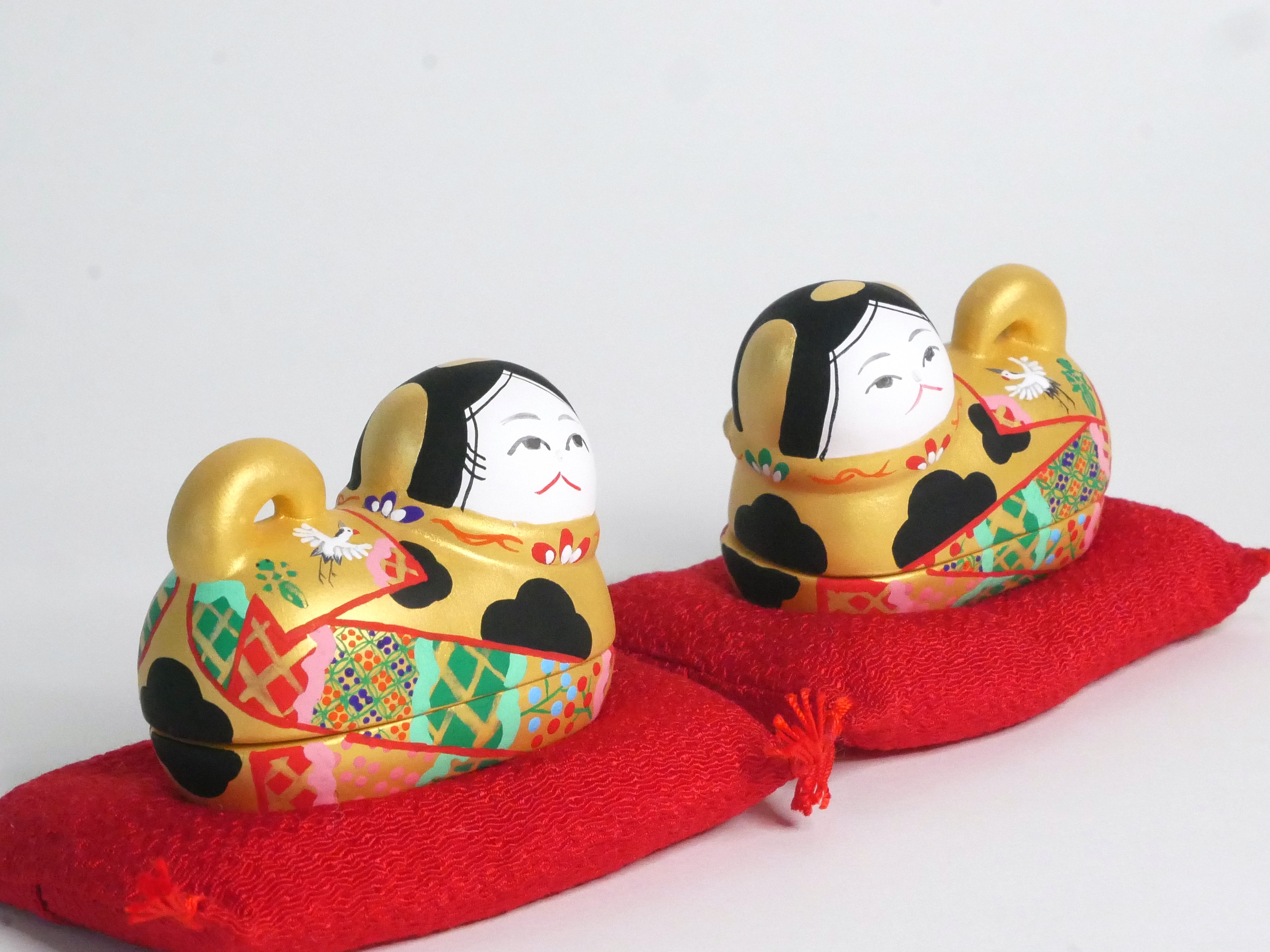 和泉の御蔵 / 島田耕園 犬筥（豆・座布団付き）