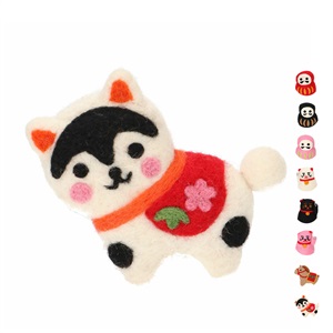 ネパールから届いたエシカルなフェルトこもの フェルトコースター