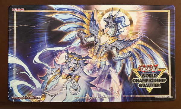 遊戯王 公式 WCQ 2025 霊王の波動 プレイマット プレイマット 北米版