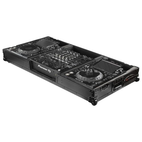 Odyssey Black Label DJ Coffin Flight Case with Wheels for DJM-A9