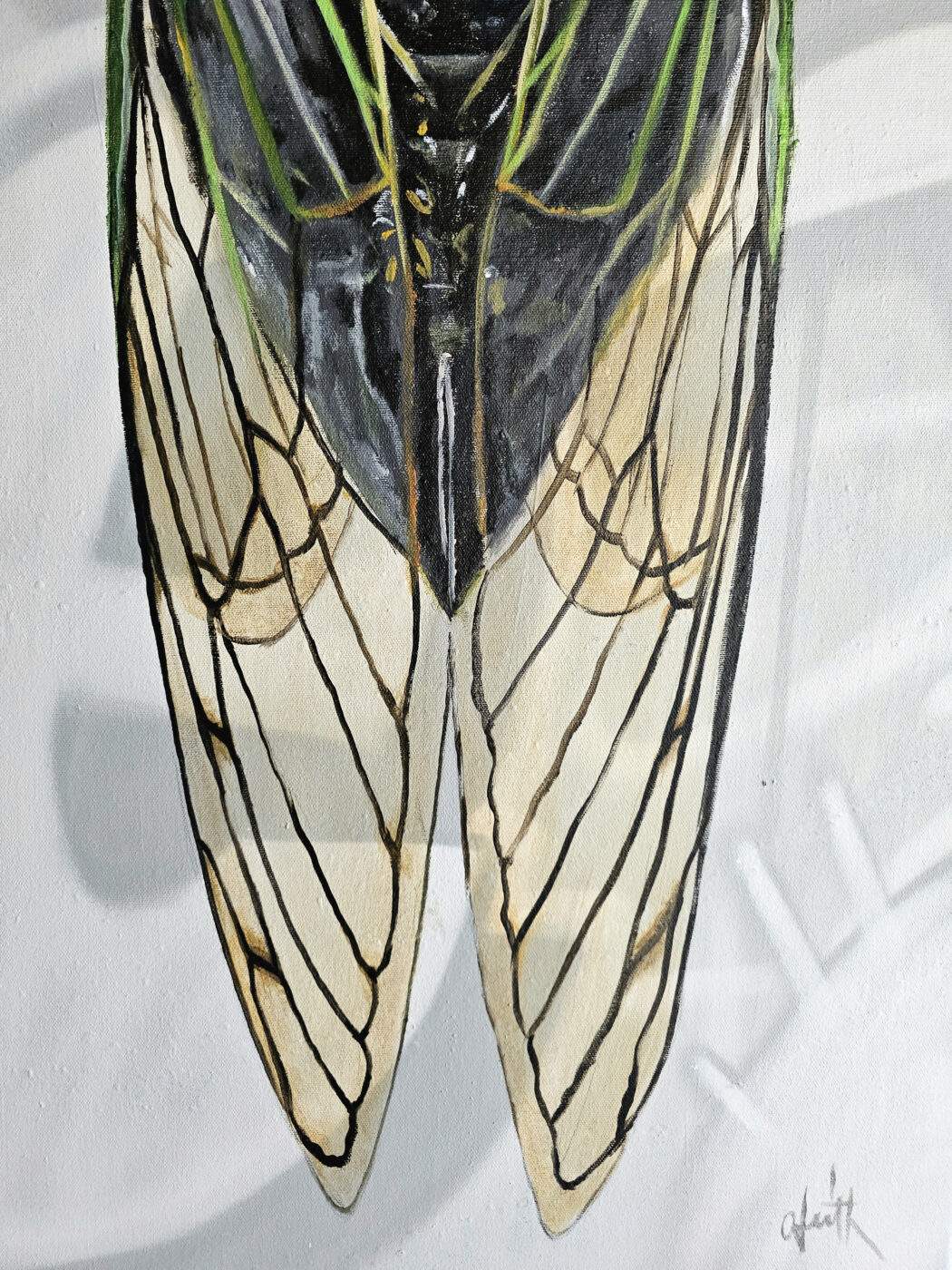 Cicadidae – Original Acrylic Canvas Painting