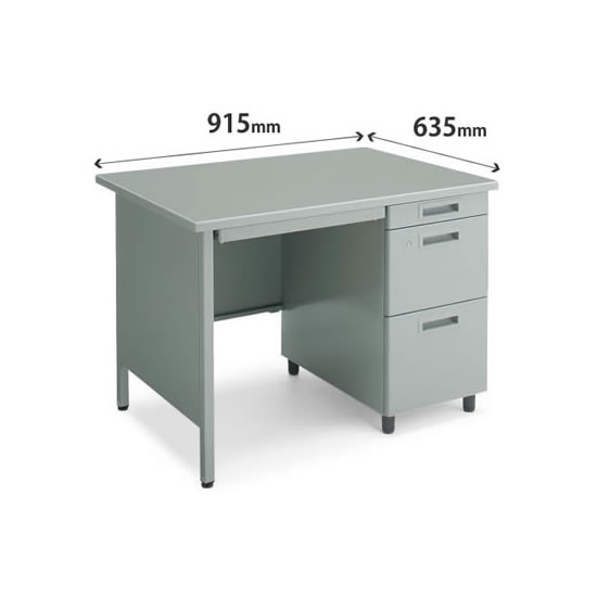 SD-SR7S3PN3 コクヨ 旧JIS 片袖机 7号 パネル付 グレーの通販【法人