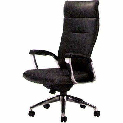 SMI-H8K ノーリツイス サミットチェア ハイバックタイプ 本革 ブラック