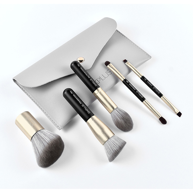 SIXPLUS-シックスプラス- Playシリーズ 携帯用 メイクブラシ 5本セット