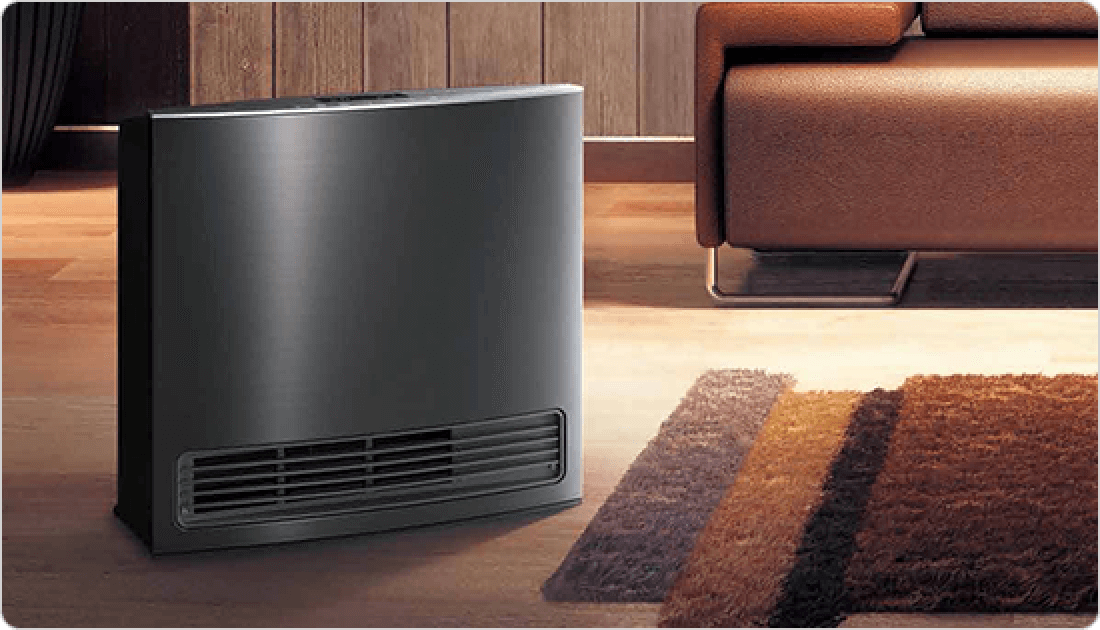 寒い冬いはコレ1台】5秒で速暖！ガスファンヒーター ～オケゲン冬季