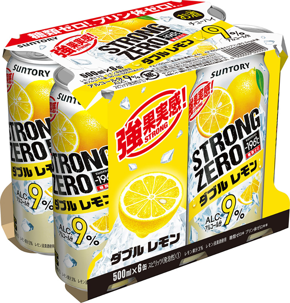 SU. -196ﾟC ｽﾄﾛﾝｸﾞｾﾞﾛ Wﾚﾓﾝ 500 6P｜酒類・飲料・加工食品・アルコール
