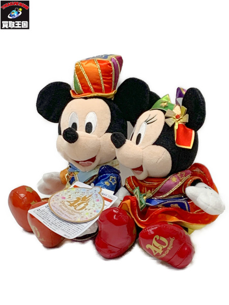東京ディズニーリゾート 40周年 ミッキー＆ミニー ぬいぐるみ