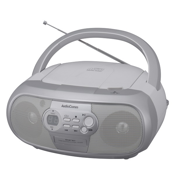 AudioCommポータブルCDラジオ 869Z [品番]07-3869｜株式会社オーム電機