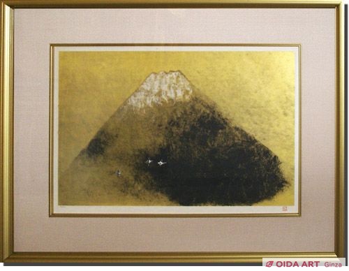 前田青邨 富士 | 絵画など美術品の販売と買取 | 東京・銀座 おいだ美術