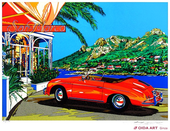 ☆【希少】鈴木英人1000ピースパズル コートダジュールの小高い丘