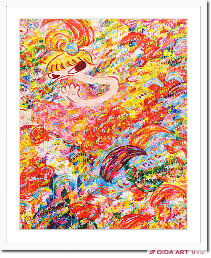 ロッカクアヤコ 魔法の手 展覧会ポスター | 絵画など美術品の販売と