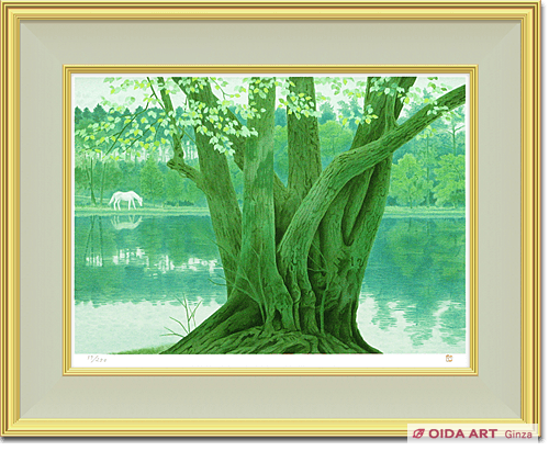 東山魁夷 若葉の季節 | 絵画など美術品の販売と買取 | 東京・銀座 おい