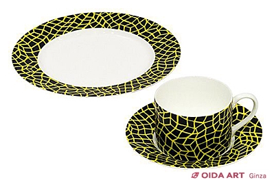 草間彌生(草間弥生) Infinity Nets (Yellow&Black) | 絵画など美術品の