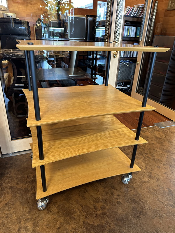 店頭展示使用品！】QUADRASPIRE/オーディオラック/Q4D/チェリー 高級