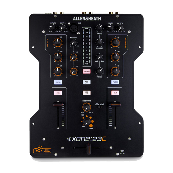 Allen&HeathのDJミキサーXONE:23Cの紹介ページです。