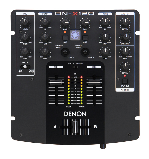 中古品】DENON/DJミキサー/DN-X120 -DJ機材アナログレコード専門店
