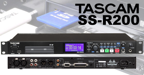 TASCAM/ステレオオーディオレコーダー/SS-R200 -DJ機材アナログ