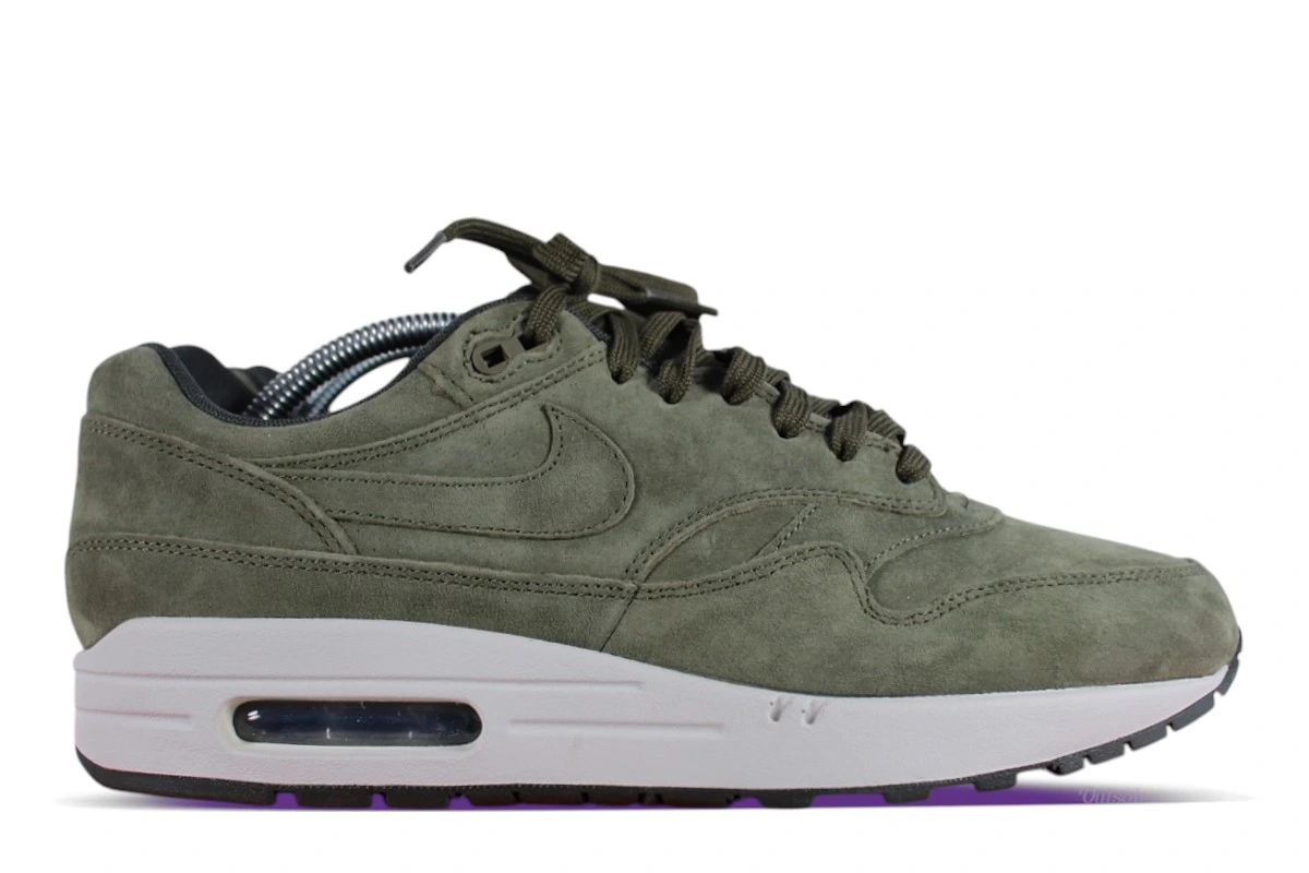 Nike Air Max 1 Olive Canvas Suede