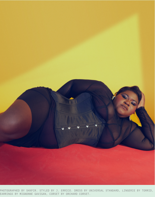 Plus Size Satin Longline Corset for Curvy Figures CS-426 | Orchard