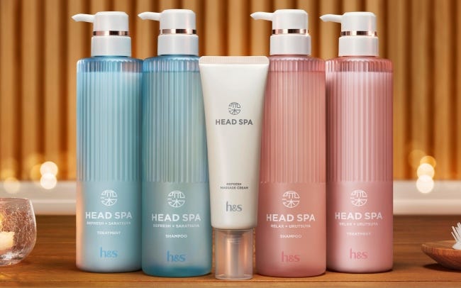 医薬部外品のヘッドスパ。「h&s」から、日本限定プレミアムライン『深