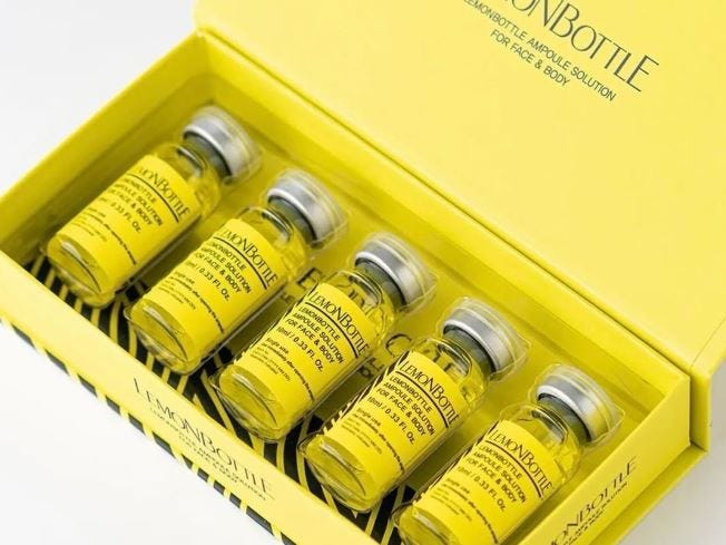 初回限定】ポイントダイエットや二重顎改善に 小顔ケア「レモンボトル