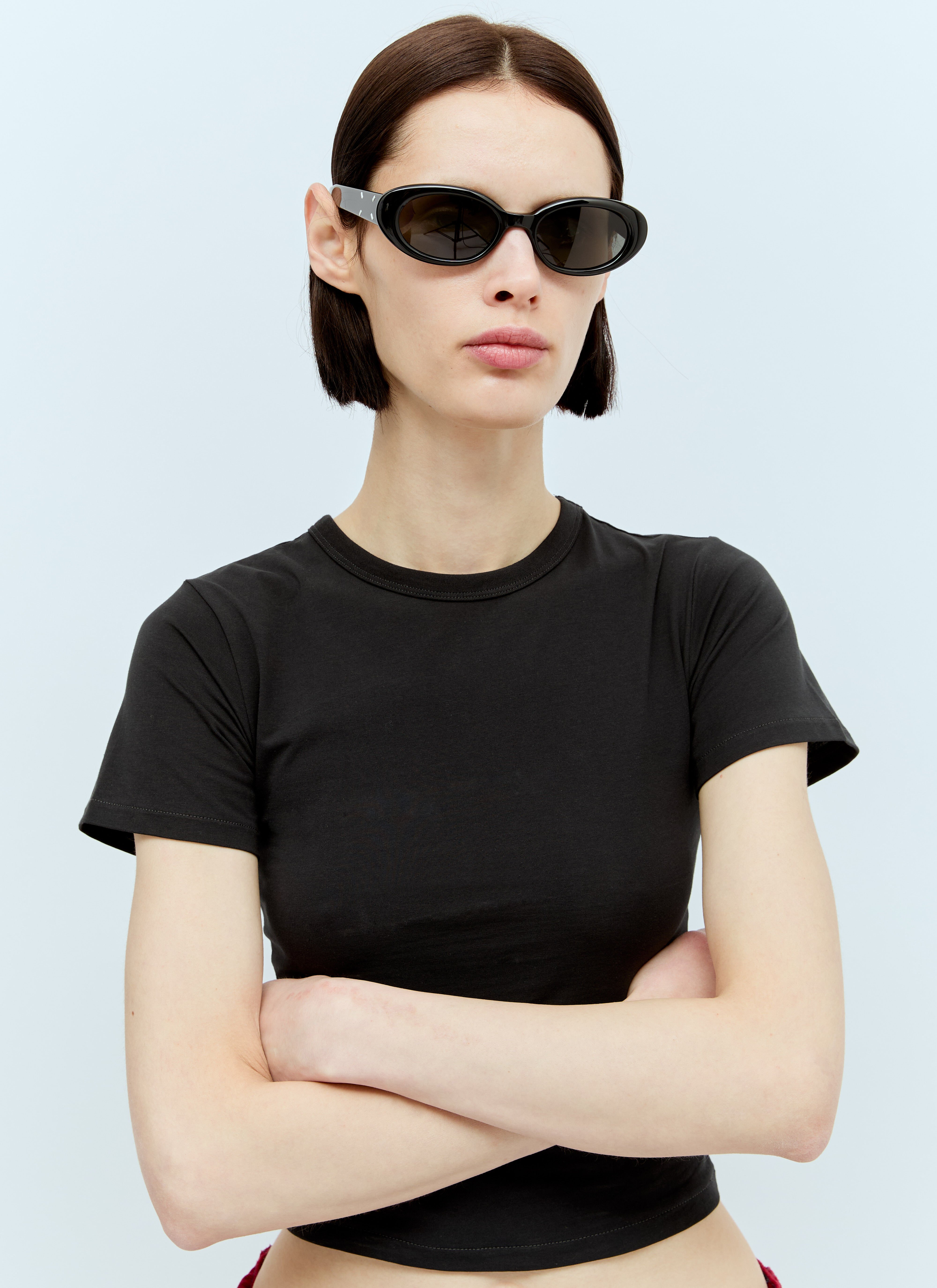 Gentle Monster x Maison Margiela MM107 01 Sunglasses en Black pour