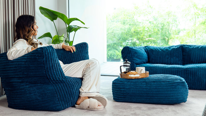 ラウンジパグ Lounge pug 2人用ビーズソファー コーデュロイ ラウンジ