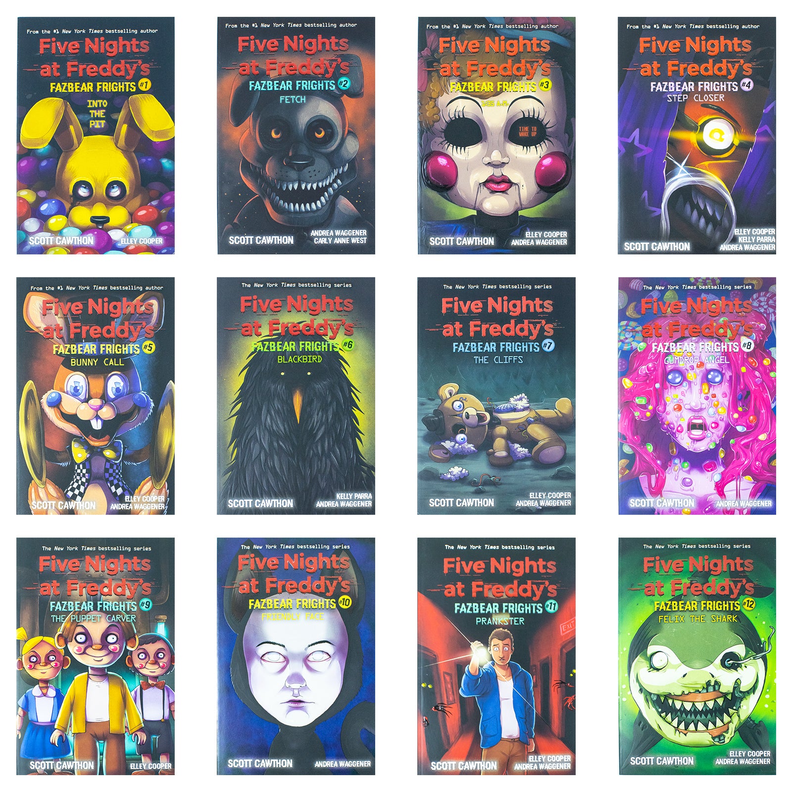 Five Nights at Freddy's 12 books collection box set available for
