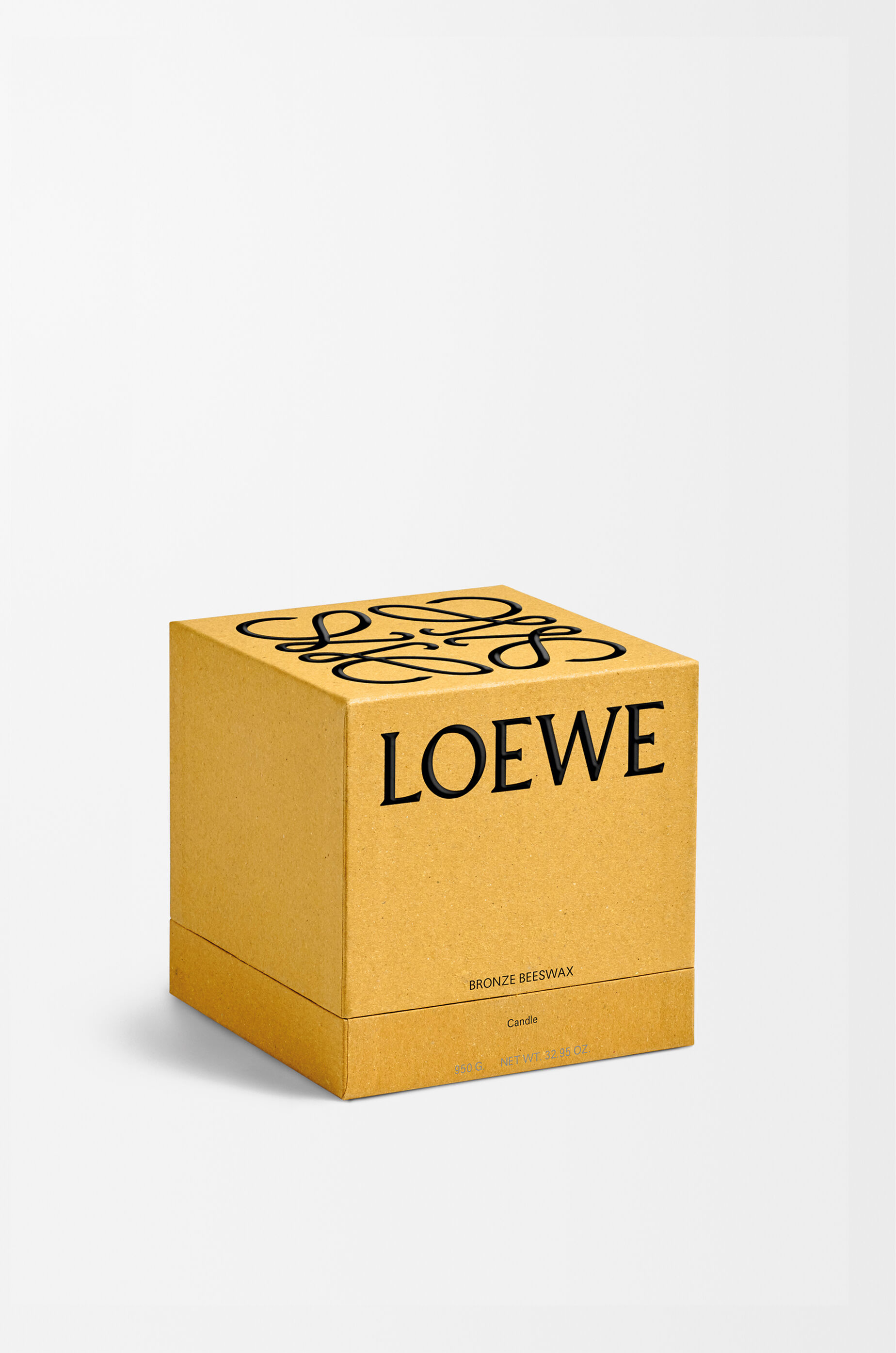 ブロンズ ビーワックス キャンドル ミディアム イエロー - LOEWE Japan